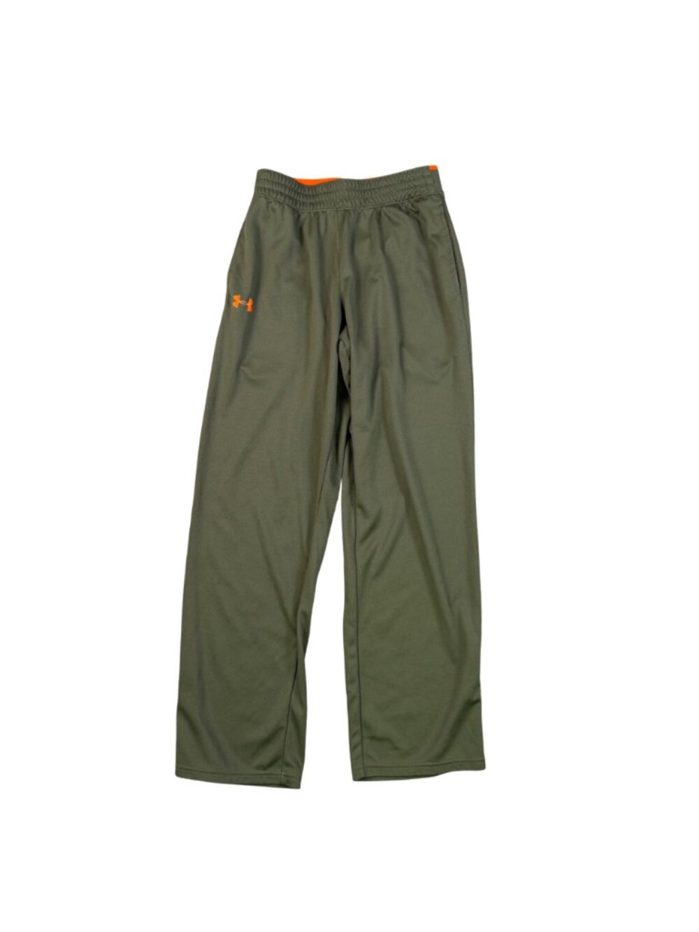 Under Armour Mens Green Polyester Athletic Pants Loose Fit Size M - Picture 2 of 6